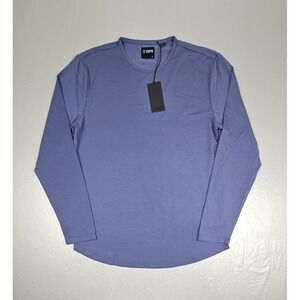 NWT 2026 Cuts Clothing AO Long Sleeve Shirt Mens Large Crew Curve Moonshadow